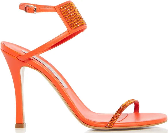 USED Stella McCartney Stella 100 Crystal High Heel Sandals