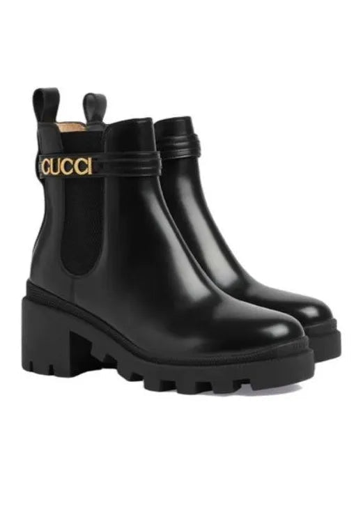 GUCCI Mid Heeled Chelsea Boot