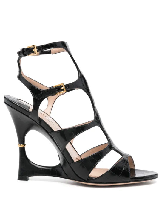 TOM FORD Paradise Cage Embossed Sandal